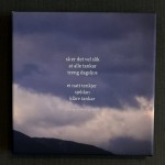 Poesi på lerret, DAGSLJOS, 20x20